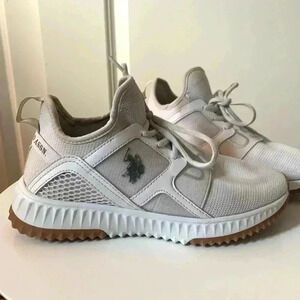 US Polo ASSN white sneakers